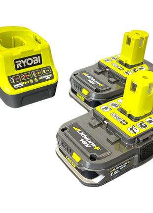 Ryobi R18DD3-215S Akku Bohrschrauber 18 V 50 Nm ( 5133003774 ) + 2x Akku 1,5 Ah + Ladegerät + Tasche