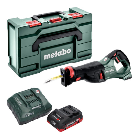 Akumulatorowa pilarka szablasta Metabo SSEP 18 LT 18 V 32 mm + 1x akumulator LiHD 4,0 Ah + ładowarka + metabox