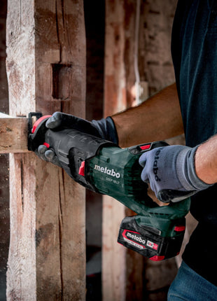 Metabo SSEP 18 LT Akku Säbelsäge 18 V 32 mm + 2x LiHD Akku 5,5 Ah + Ladegerät + Metabox