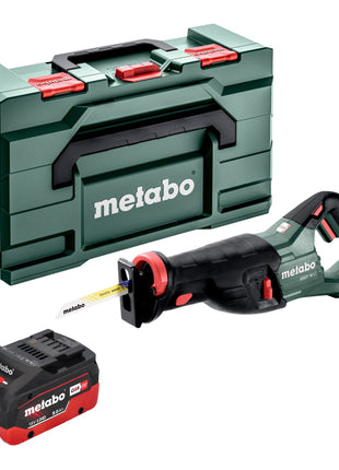 Metabo SSEP 18 LT Akku Säbelsäge 18 V 32 mm + 1x LiHD Akku 8,0 Ah + Metabox - ohne Ladegerät