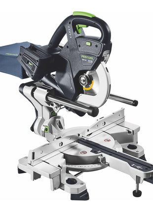 Sierra tronzadora de batería Festool KSC 60 EB-Basic KAPEX 18 V / 36 V 216 mm sin escobillas + 2 baterías 5,0 Ah + cargador doble