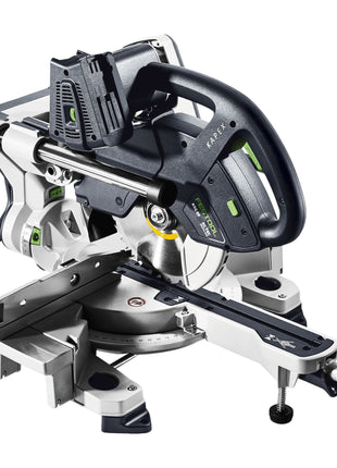 Sierra tronzadora de batería Festool KSC 60 EB-Basic KAPEX 18 V / 36 V 216 mm sin escobillas + 2 baterías 5,0 Ah + cargador doble