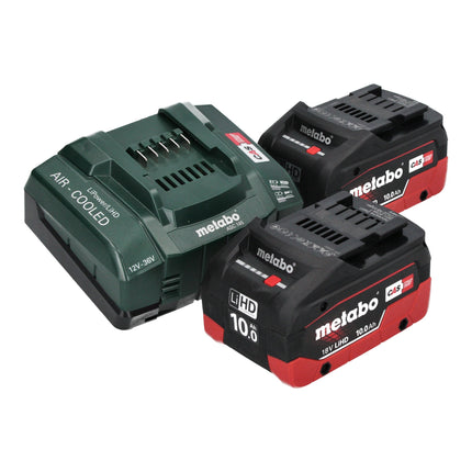 Metabo SSEP 18 LT BL sega alternativa a batteria 18 V 32 mm senza spazzole + 2x batteria LiHD 10,0 Ah + caricatore + metabox
