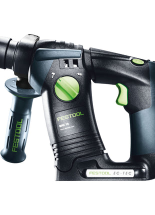 Festool BHC 18-Basic Marteau perforateur sans fil 18 V 1,8 J SDS Plus Brushless + 2x batterie 5,0 Ah + chargeur rapide + Systainer