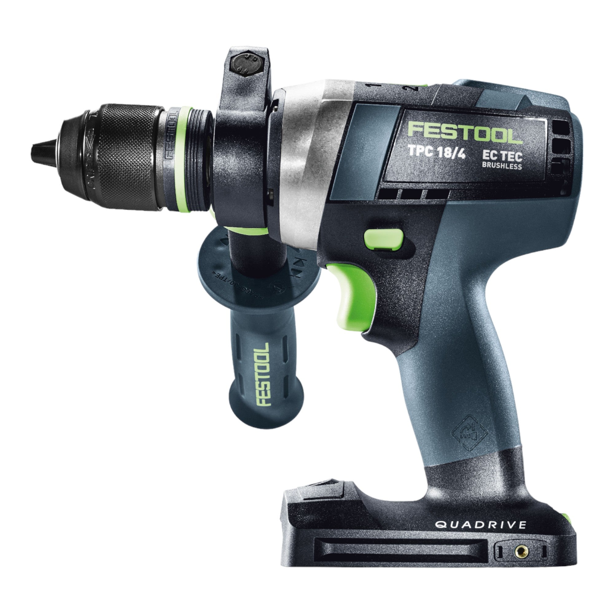 Festool TPC 18 4 I Basic Set Akku Schlagbohrschrauber 18 V 75 Nm Brushless 1x Akku 8 0 Ah Schnellladegeraet Systainer 4 - toolbrothers