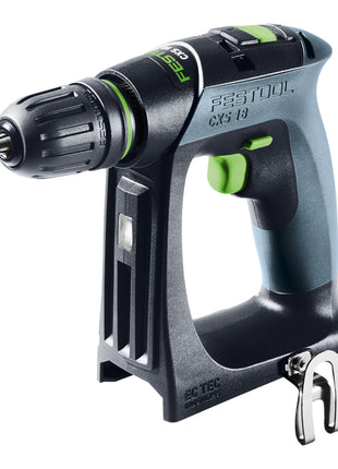 Festool CXS 18 Basic Set Taladro atornillador inalámbrico 18 V 40 Nm sin escobillas + 1x batería 8,0 Ah + cargador rápido + Systainer