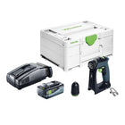 Trapano avvitatore a batteria Festool CXS 18 Basic 18 V 40 Nm brushless + 1x batteria ricaricabile 8,0 Ah + caricatore rapido + systainer