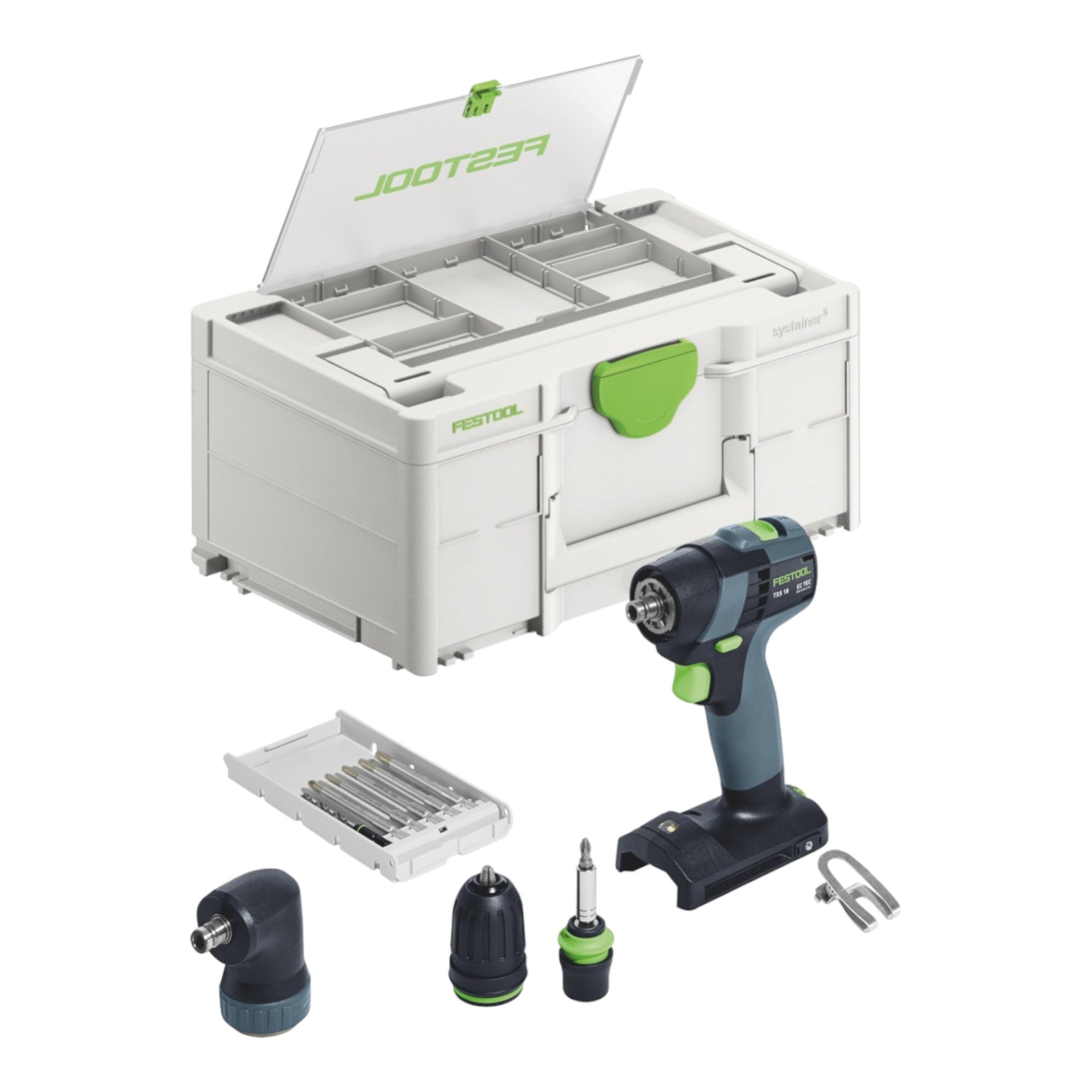 Festool TXS 18 Basic Set Akku Bohrschrauber 18 V 40 Nm Brushless 1x Akku 5 0 Ah Schnellladegeraet Systainer 1 - toolbrothers