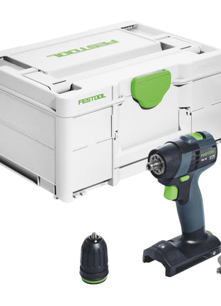 Festool TXS 18-Basic akumulatorowa wiertarko-wkrętarka 18 V 40 Nm bezszczotkowa + 2x akumulator 4,0 Ah + szybka ładowarka + systainer