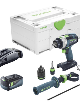 Festool TPC 18/4 I-Basic Perceuse-visseuse à percussion sans fil 18 V 75 Nm + 1x batterie 5,0 Ah + étui à chargement rapide + Systainer