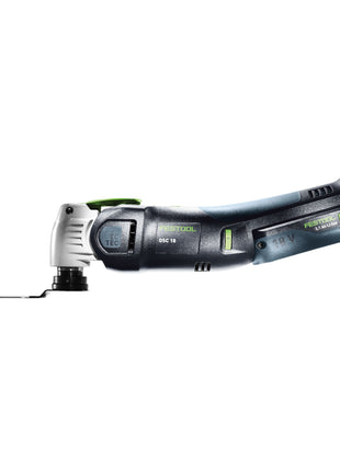 Festool VECTURO OSC 18 E-Basic Set Akku Oszillierer 18 V Starlock Max Brushless + 1x Akku 8,0 Ah + Schnellladegerät + Systainer