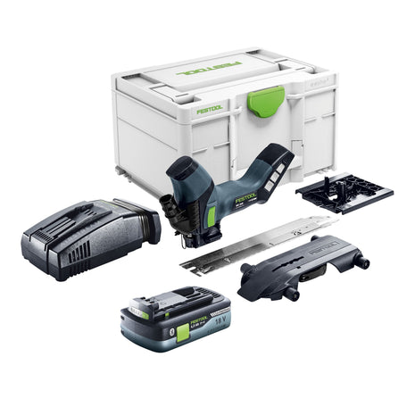 Festool ISC 240 EB-Basic Akku Dämmstoffsäge 18 V 240 mm + 1x Akku 4,0 Ah + Schnellladegerät + Systainer