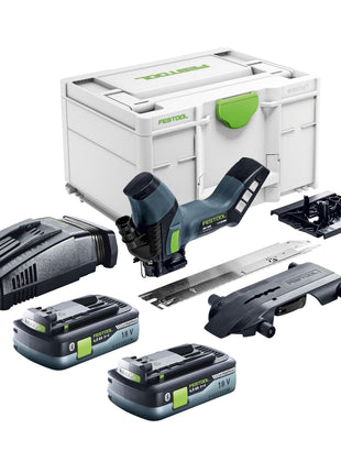 Festool ISC 240 EB-Basic Akku Dämmstoffsäge 18 V 240 mm + 2x Akku 4,0 Ah + Schnellladegerät + Systainer