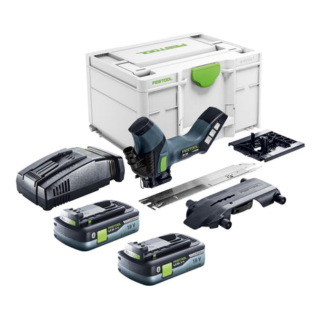 Festool ISC 240 EB-Basic cordless insulation saw 18 V 240 mm + 2x rechargeable battery 4.0 Ah + quick charger + Systainer