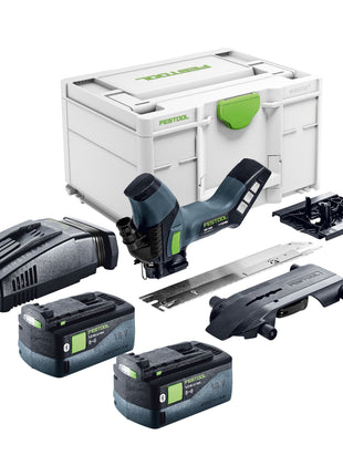 Festool ISC 240 EB-Basic Scie à métaux sans fil 18 V 240 mm + 2x batterie 5,0 Ah + chargeur rapide + Systainer