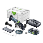 Festool DSC-AGC 18-125 FH EB-Basic Système de tronçonnage à main libre sans fil 18 V 125 mm Brushless + 1x batterie 4,0 Ah + chargeur rapide + Systainer