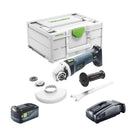 Festool AGC 18-125 EB-Basic Akku Winkelschleifer 18 V 125 mm Brushless + 1x Akku 5,0 Ah + Schnellladegerät + Systainer