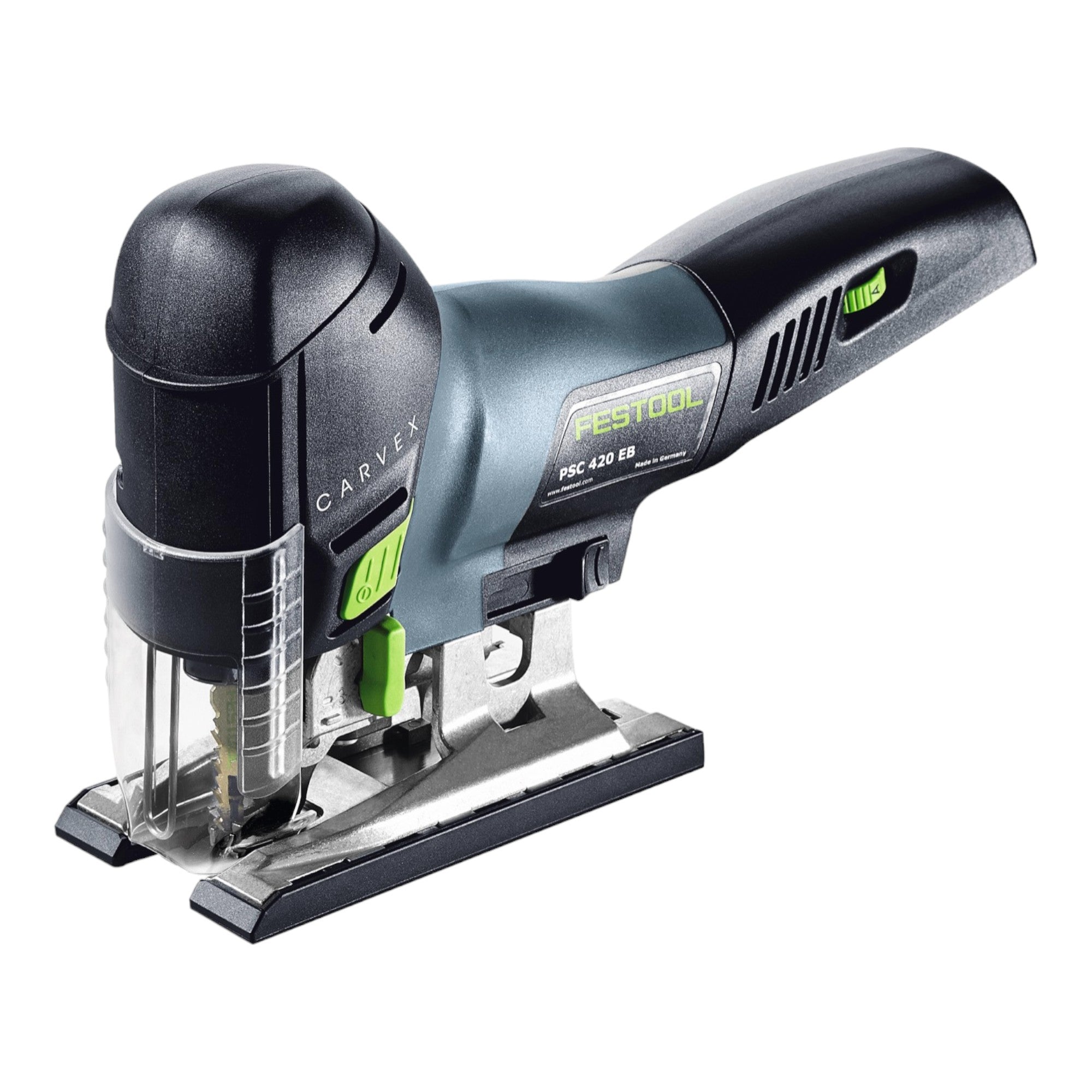 Festool CARVEX PSC 420 EB Basic Akku Pendelstichsaege 18 V 120 mm Brushless 1x Akku 8 0 Ah Schnellladegeraet Systainer 2 - toolbrothers