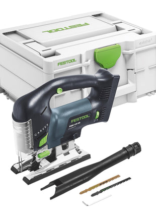 Festool CARVEX PSBC 420 EB-Basic Scie sauteuse pendulaire sans fil 18 V 120 mm Brushless + 1x batterie 4,0 Ah + kit de charge rapide + Systainer