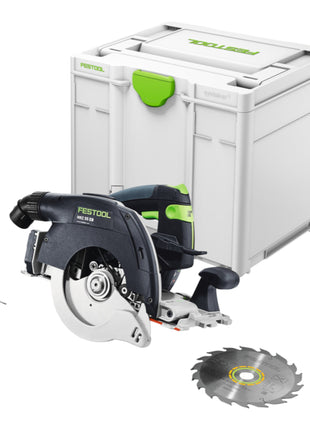 Festool HKC 55 EB-Basic akumulatorowa pilarka tarczowa 18 V 160 mm bezszczotkowa + 2x akumulator 8,0 Ah + szybka ładowarka + systainer