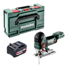 Metabo STA 18 LTX 150 BL Scie sauteuse sans fil 18 V 150 mm Brushless + 1x batterie 4,0 Ah + Metabox - sans chargeur