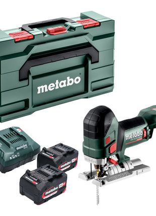 Metabo STA 18 LTX 150 BL Scie sauteuse sans fil 18 V 150 mm Brushless + 2x batterie 4,0 Ah + chargeur + Metabox