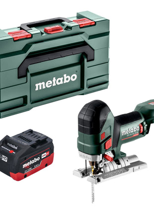 Metabo STA 18 LTX 150 BL Scie sauteuse sans fil 18 V 150 mm Brushless + 1x batterie LiHD 5,5 Ah + Metabox - sans chargeur