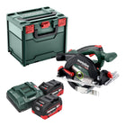 Sega circolare a batteria Metabo KS 18 LTX 57 BL 18 V 57 mm + 2x batteria LiHD 5,5 Ah + caricatore + metabox