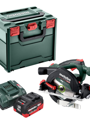 Metabo KS 18 LTX 57 BL Akku Handkreissäge 18 V 57 mm + 1x LiHD Akku 10,0 Ah + Ladegerät + Metabox