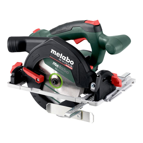 Metabo KS 18 LTX 57 BL Scie circulaire portative sans fil 18 V 57 mm + rail de guidage FS 160 ( 691222000 ) + Metabox - sans batterie, sans chargeur