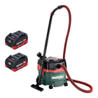 Metabo AS 36 18 L 20 PC Akku Nass Trocken Sauger 36 V ( 2x 18 V ) 20 L + 2x LiHD Akku 5,5 Ah - ohne Ladegerät