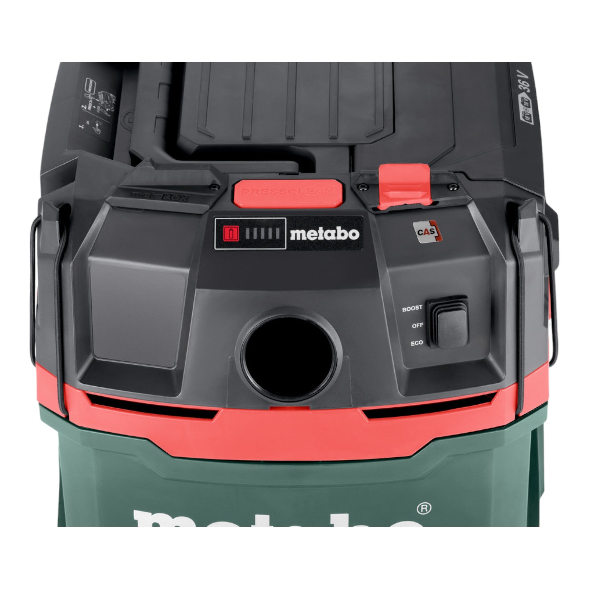 Metabo AS 36 18 L 20 PC Akku Nass Trocken Sauger 36 V 2x 18 V 20 L 2x LiHD Akku 5 5 Ah Doppelladegeraet 4 - toolbrothers
