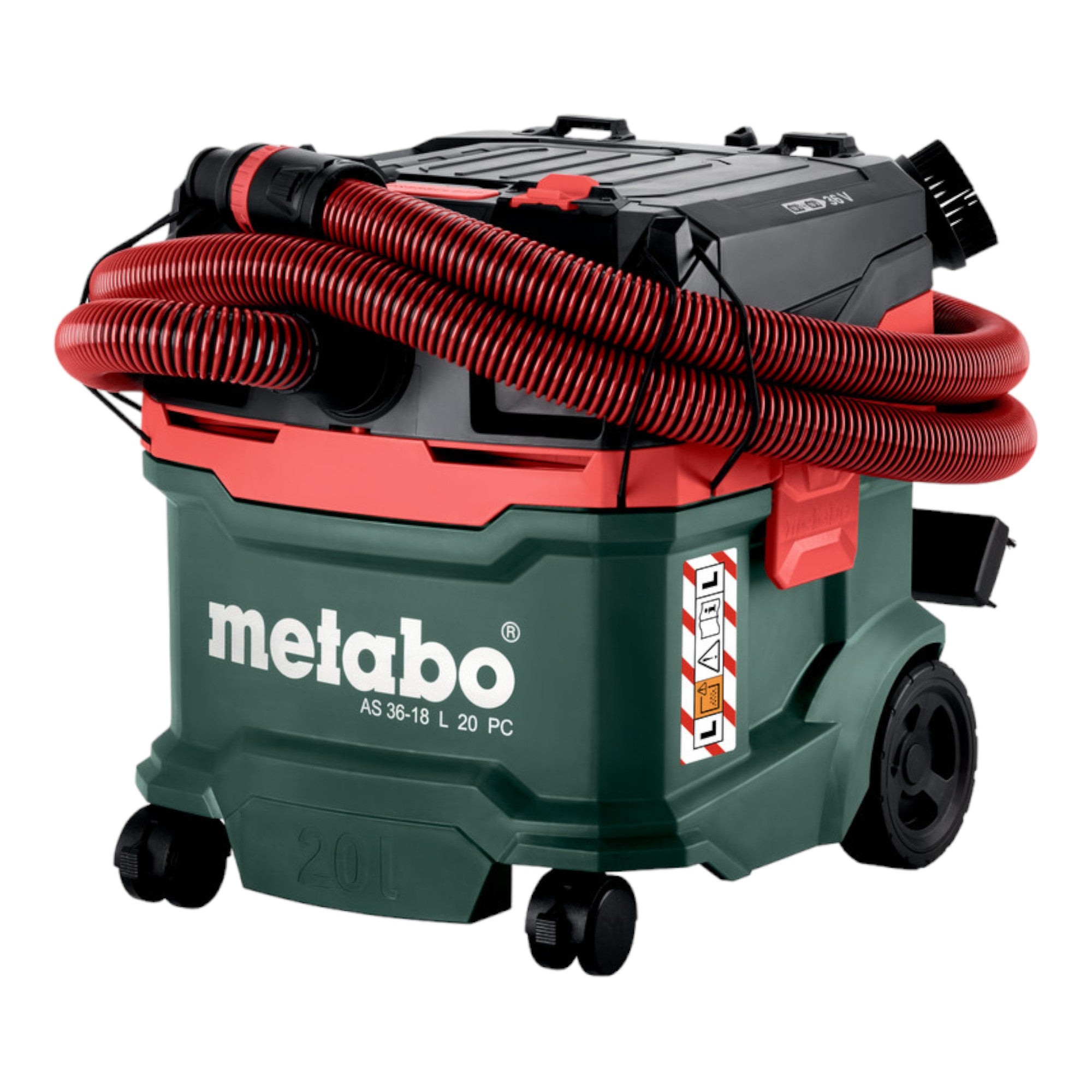 Metabo AS 36 18 L 20 PC Akku Nass Trocken Sauger 36 V 2x 18 V 20 L 2x LiHD Akku 5 5 Ah Doppelladegeraet 1 - toolbrothers