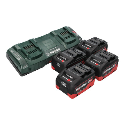 Metabo AS 36 18 L 20 PC aspirapolvere a batteria a secco/umido 36 V ( 2x 18 V ) 20 L + 4x batteria LiHD 5,5 Ah + doppio caricatore