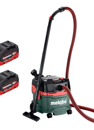 Metabo AS 36 18 L 20 PC aspirador en seco y húmedo a batería 36 V (2x 18 V) 20 L + 2x batería LiHD 8,0 Ah - sin cargador