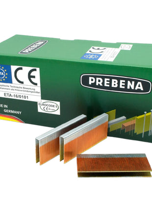 Prebena Z50CSVHA-ETA Agrafes 50 mm Type Z 9500 pcs. fortement zinguées résinées