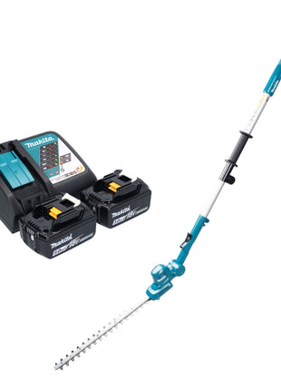 Makita DUN 461 WRT2 Taille-haies sans fil 18 V 46 cm + 2x batterie 5,0 Ah + chargeur