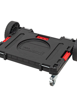 Plataforma de transporte Qbrick System ONE 2.0 Allterrain 750 x 542 x 223 mm 120 kg con ruedas metálicas giratorias y freno