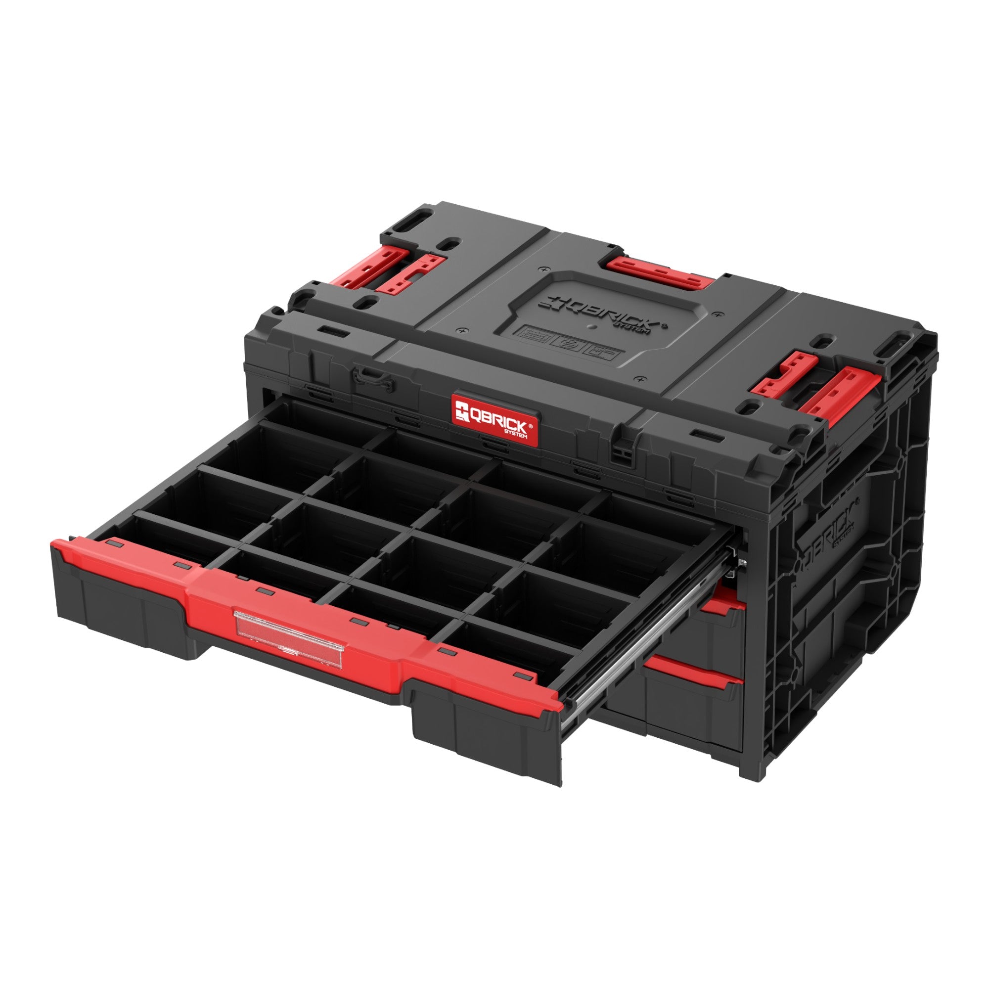 Qbrick System ONE Drawer 3 Toolbox 2 0 Werkzeugbox 587 x 380 x 340 mm 27 l mit drei Schubladen 1 - toolbrothers