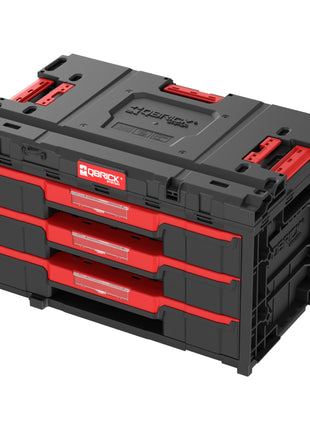 Qbrick System ONE Drawer 3 Toolbox 2.0 Werkzeugbox 587 x 380 x 340 mm 27 l mit drei Schubladen