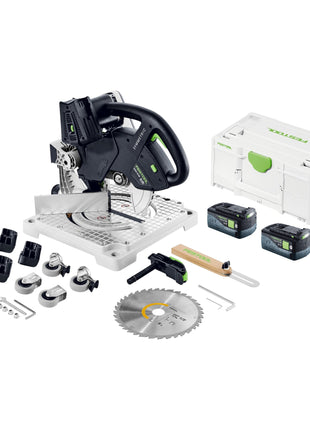 Festool SYMC 70 EB-Basic SYMMETRIC sierra de cinta a batería 36 V (2 x 18 V) 216 mm + 2x batería 5,0 Ah + Systainer - sin cargador