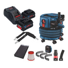 Bosch GAS 18V-12 MC Aspiratore professionale a batteria BITURBO Brushless + 2x batteria ProCore 5,5 Ah + caricatore rapido + accessori