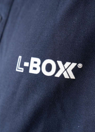 L-Boxx Herren Polo Shirt navy / white Größe S