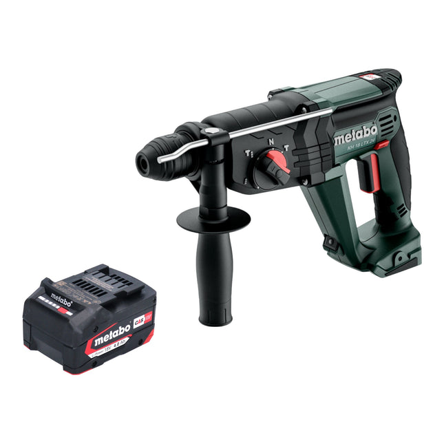 Martello combinato a batteria Metabo KH 18 LTX 24 18 V 2,1 J SDS Plus + 1x batteria ricaricabile 4,0 Ah - senza caricabatteria