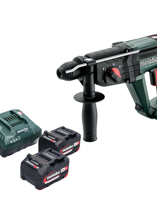 Metabo KH 18 LTX 24 akumulatorowy młot udarowo-obrotowy 18 V 2,1 J SDS Plus + 2x akumulator 4,0 Ah + ładowarka