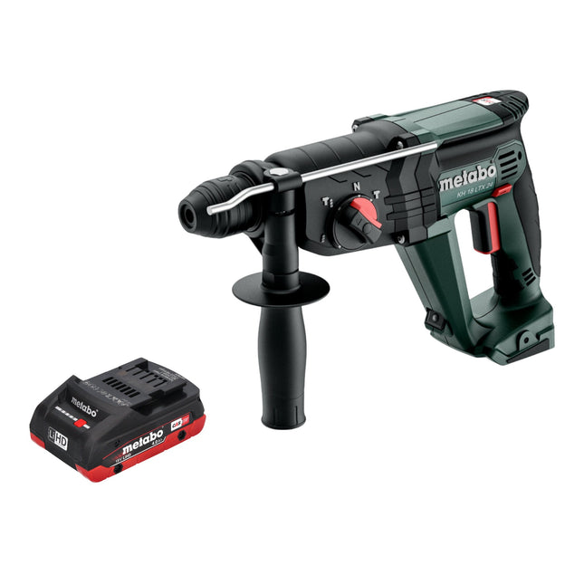 Martello combinato a batteria Metabo KH 18 LTX 24 18 V 2,1 J SDS Plus + 1x batteria LiHD 4,0 Ah - senza caricatore