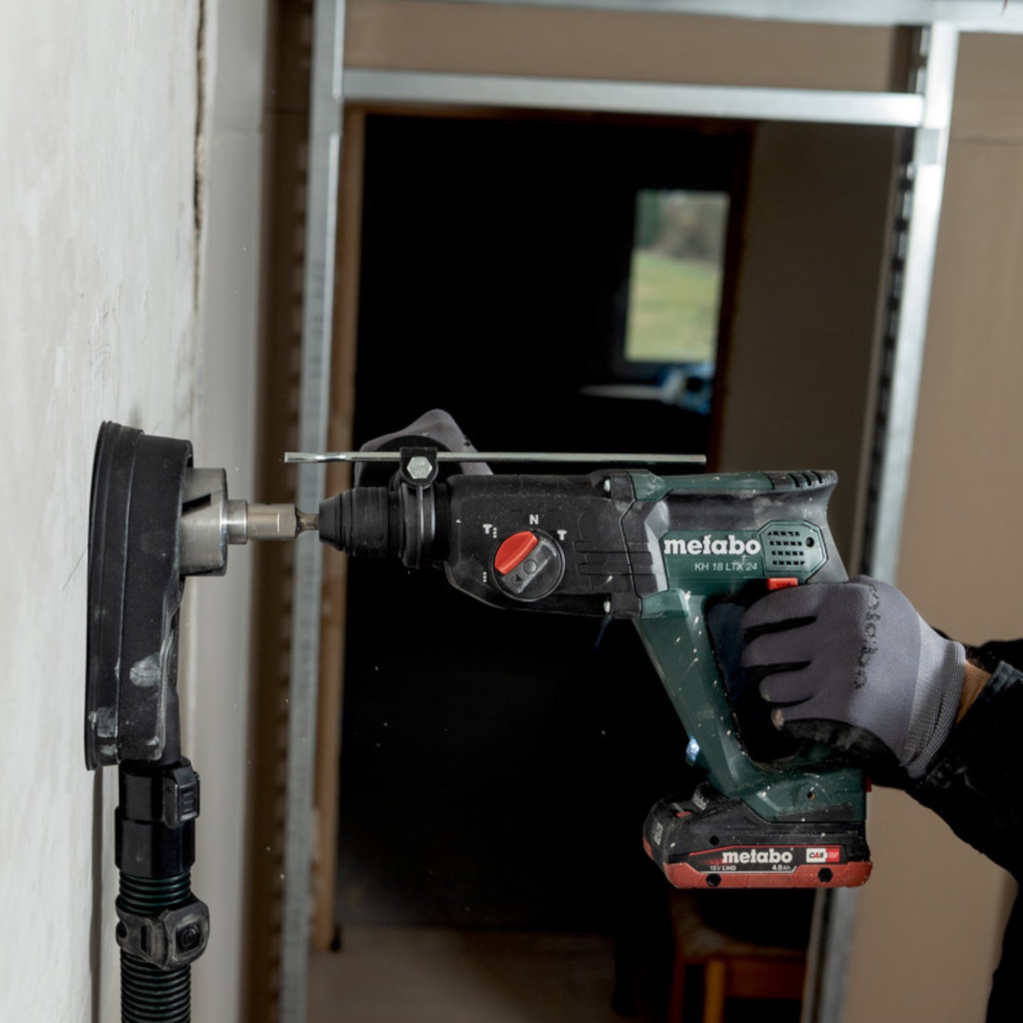 Metabo KH 18 LTX 24 Akku Kombihammer 18 V 2 1 J SDS Plus 2x LiHD Akku 4 0 Ah Ladegeraet 2 - toolbrothers