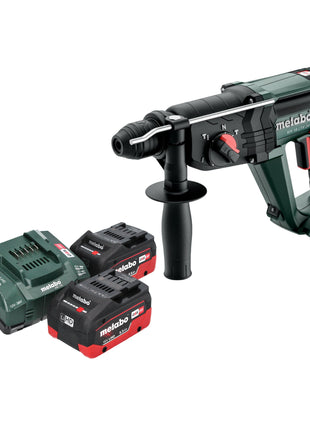 Marteau combiné à batterie Metabo KH 18 LTX 24 18 V 2,1 J SDS Plus + 2 batteries LiHD 5,5 Ah + chargeur