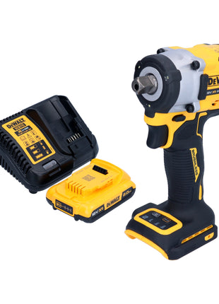 Akumulatorowy klucz udarowy DeWalt DCF 922 D1 18 V 406 Nm 1/2" bezszczotkowy + 1x akumulator 2,0 Ah + ładowarka