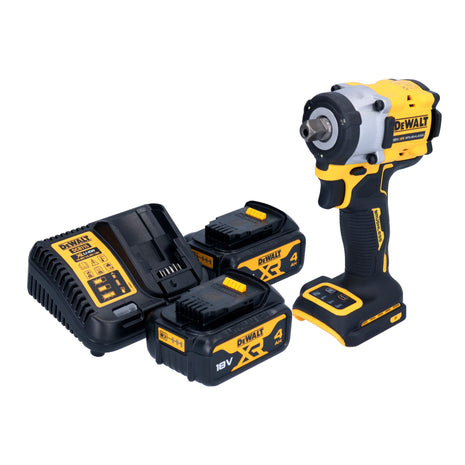 Akumulatorowy klucz udarowy DeWalt DCF 922 M2 18 V 406 Nm 1/2" bezszczotkowy + 2x akumulator 4,0 Ah + ładowarka